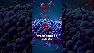 Phages explained biology science technology shorts [upl. by Warrin]