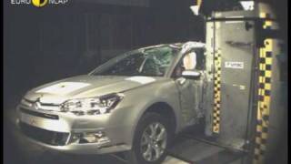 Euro NCAP  Citroen C5  2008  Crash test [upl. by Blossom267]