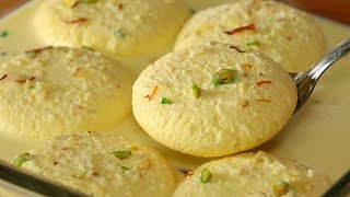 Rasmalai Recipe  How To Make Rasmalai  Homemade Rasmalai Recipe  Kanaks Kitchen [upl. by Dlawso]