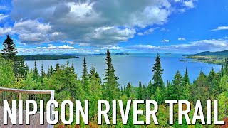 Nipigon River Trail  Red Rock amp Nipigon Ontario Canada  music by Mike Oldfield [upl. by Inigo]