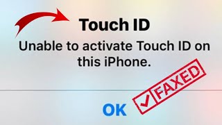 How to Fix Unable to Activate Touch ID on Your iPhonequot2024 [upl. by Ewold]