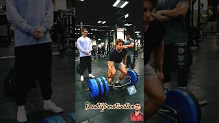 Deadlift motivation vlog viralvideo shortsfeed youtubeshorts reaction trending gym [upl. by Brentt]