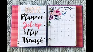 PLANNER SET UP DIY LIFE PLANNER [upl. by Lipps258]