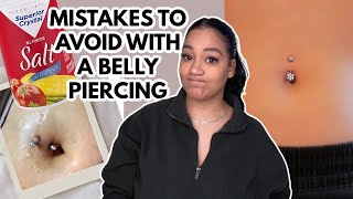 10 MISTAKES TO AVOID WHEN GETTING A BELLY PIERCING  Vesly Bea [upl. by Flam]