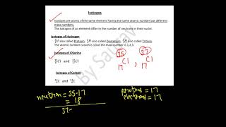 Isotopes and Isobars  Structure of Atom Class 9 Science [upl. by Asirap]