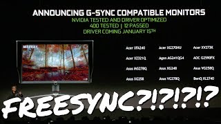 Nvidia will support FreeSync Has hell frozen over [upl. by Lindi450]