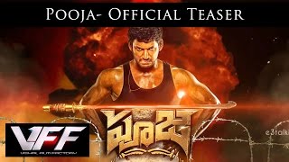 Pooja  Telugu Teaser  Vishal Shruti Haasan  Hari  Yuvan [upl. by Akimat511]