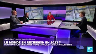 Perspectives 2023  vers une récession mondiale  • FRANCE 24 [upl. by Arremat]