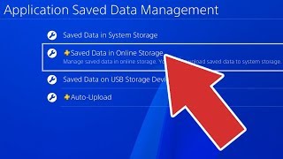 How to Restore Game Data on PS4  Playstation Plus EASY [upl. by Aikam]