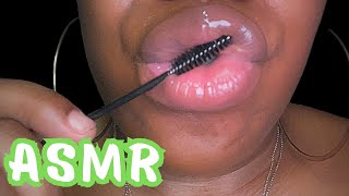 ASMR INTENSE Spoolie Nibbling  Mouth Sounds  Spit On Your Eyebrows [upl. by Aihsekin]