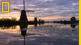 These 300YearOld Dutch Windmills Are Still Spinning Today  National Geographic [upl. by Anilyx545]