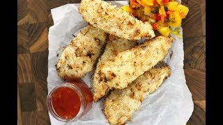 COCONUT CHICKEN AND MANGO SALSA [upl. by Rosamund390]