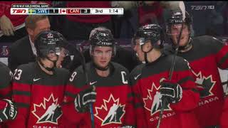 Alex Formenton 31 ENG  Canada vs Sweden Gold Medal Game 2018 WJC 1518 [upl. by Joanne]