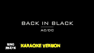 Back in Black ACDC Karaoke version [upl. by Nedak]