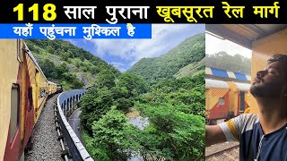 Kollam  Tenkasi Monsoon special route Train journey  Heaven on earth [upl. by Ira]