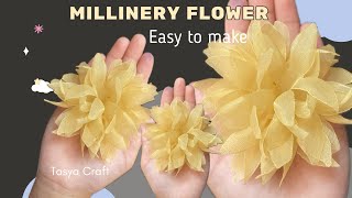 Millinery Flower Easy Tutorial [upl. by Carce824]