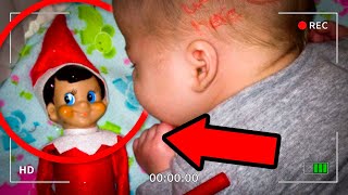 20 Times Elf on the Shelf Caught moving on Camera SLEEPING [upl. by Hatti]