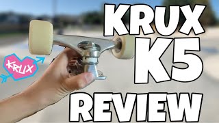 KRUX K5 TRUCKS REVIEW New Turn [upl. by Eniluj]