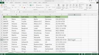 Compare Two Lists Using the VLOOKUP Formula [upl. by Kiki]