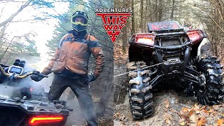 Extreme ATV Mud Riding More Polaris Domination Over Can Am [upl. by Anelat701]