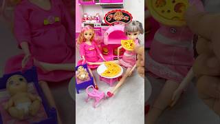 Satisfying With Unboxing Pizza Oven Set Toys ASMR Video shorts [upl. by Joerg]