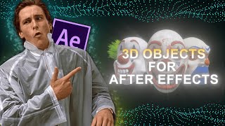 How to use 3D Models with Element 3D After Effects Tutorial [upl. by Mervin]