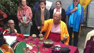 Lama Tsering Wangdu Blessing at Lhundrup Choling [upl. by Surazal327]