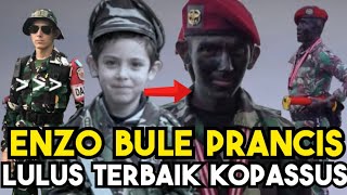 Gagah amp Ganteng Letda Enzo Perwira TNI bule Keturunan Prancis Jadi Lulusan Terbaik Kopassus TNI [upl. by Tada]