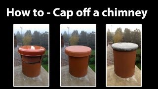 Chimney Capping  How to Cap off a Chimney and Seal [upl. by Keisling790]