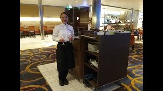 Snack Attendant Work  FampB Department  Celebrity Solstice 20162017 [upl. by Gervase]