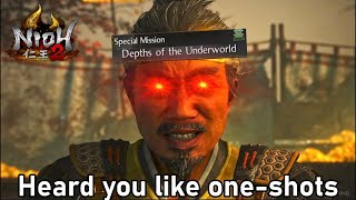 Nioh 2 Depths Of The Underworld Floors 120 Speedrun IM NEVER PLAYING THIS GARBAGE AGAIN [upl. by Asante]