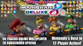 Mario Kart™ 8 Deluxe  96 Tracks Online Multiplayer 2K Subscribers Special [upl. by Nesto]