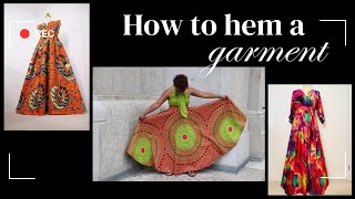 How to Hand Hem Garments  A step by step guide [upl. by Roer]