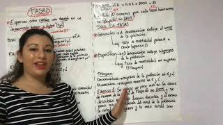 Estadistica en Epidemiologia Tasas [upl. by Noelle41]