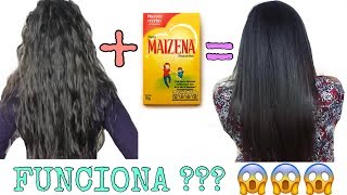 MAIZENA para ALISAR el cabello 😱 FUNCIONA [upl. by Asiret]