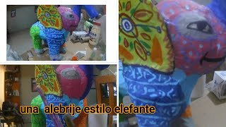 CARTONERIA COMO HACER ALEBRIJE ELEFANTE [upl. by Elspeth422]