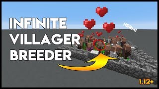 ✔ Minecraft  Infinite Villager Breeder 112 [upl. by Naawaj413]