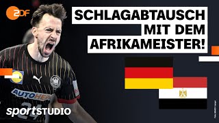 Deutschland – Ägypten Highlights  HandballTestspiel  sportstudio [upl. by Drue]