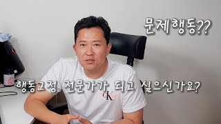 행동교정 전문가 양성반을 개설했습니다 진짜가 되고 싶으신가요 그럼 제게로 오세요 [upl. by Travis]