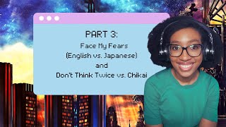 Face My Fears amp Dont Think Twice vs Chikai Choosing my favorite KH3 theme song PART 3 [upl. by Amelie]