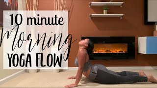 10 Minute Morning Yoga Flow  Black Girl Workouts [upl. by Enelime]