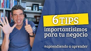 6 tips para un negocio exitoso [upl. by Nitsyrk768]