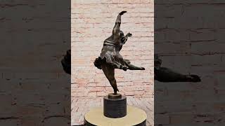 Full Figure Ballerina Ballet Dancer Arabesque Pirouette Bronze Sculpture Statue Original Art EP357 [upl. by Khosrow]