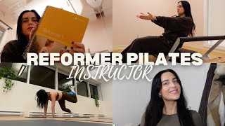 REFORMER PILATES — teacher training review content creation amp life updates🎀 vlog [upl. by Efthim]