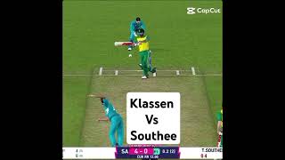 Heinrich Klassen long down the ground six against Tim Southee [upl. by Ravi]