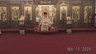 Vesperal Divine Liturgy for St Philip Feast [upl. by Adnahsor]