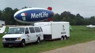 Met Life Blimp in Fredericksburg VA [upl. by Ielerol]