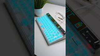 Teclado mecanico gamer RETRO FUTURISTA con patalla Machenike KT68 teclado pcgaming [upl. by Marne331]