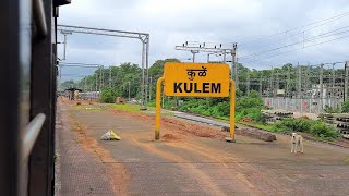 Vasco Hazrat Nizamuddin Goa Express arriving Kulem Indian Railways [upl. by Eelrebmyk]