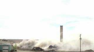 Smokestack Demolition 4 out of 5 down first try [upl. by Aufa]